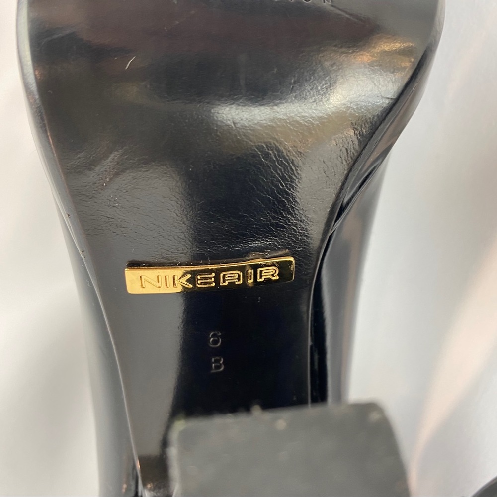 Cole Haan Patent Leather Platform Shoes With Bow - Picture 10 of 14